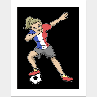 Soccer France Soccer Player Girls Posters and Art